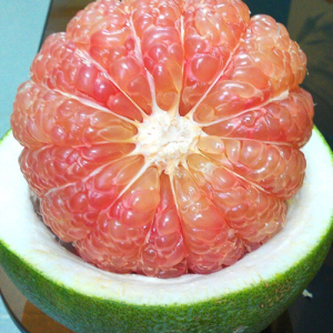 Bưởi da xanh ruột hồng