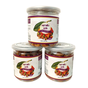 Thùng 36 Hủ Hạt Điều Vị Tỏi 235g