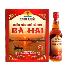 Nước Mắm Nhĩ Cá Cơm Bà Hai Phan Thiết 40 độ đạm - Loại đặc biệt (chai 530ml)
